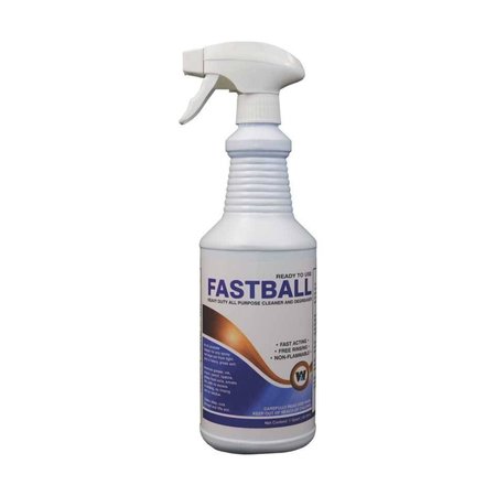 Fastball, Heavy Duty All Purpose Cleaner Degreaser Ready to Use, Pine Scent, 1-Quart, 12PK -  WARSAW CHEMICAL, 21638-0000012
